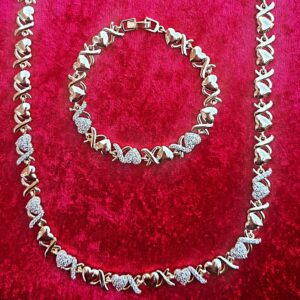XOXO Necklace and Bracelet