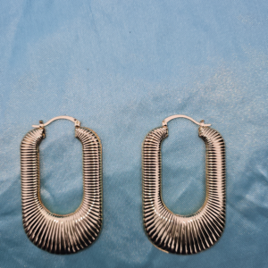 Gold Rectangle Ridget earrings Lg